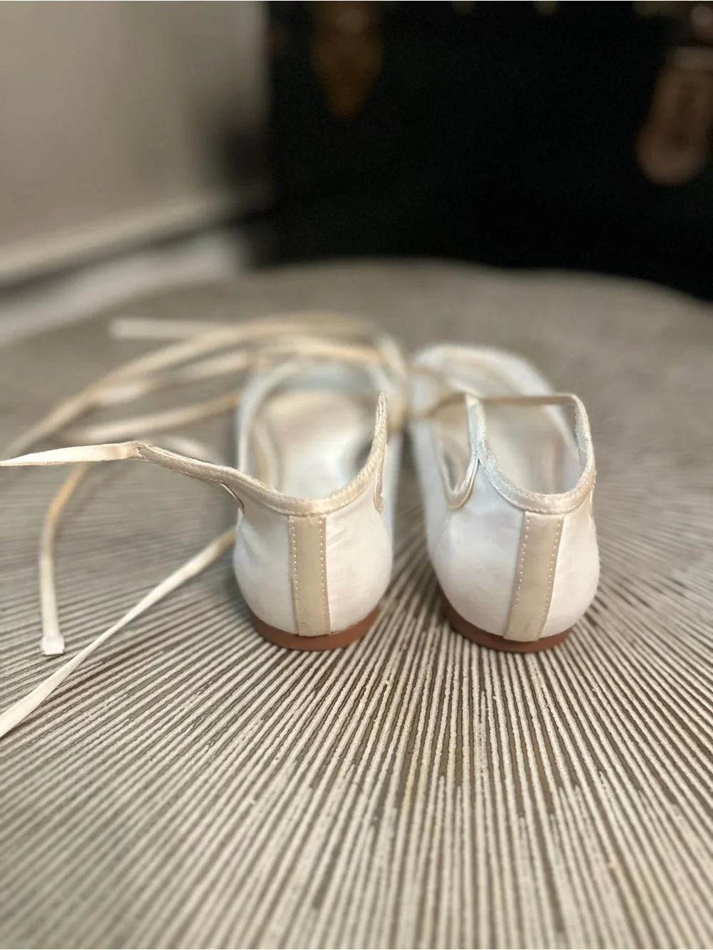 Zara mesh and satin flats - Picture 7 of 9